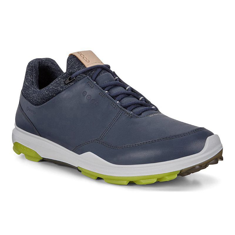 Men Ecco M Golf Biom Hybrid 3 - Golf Shoes Blue - India WIPFVL716